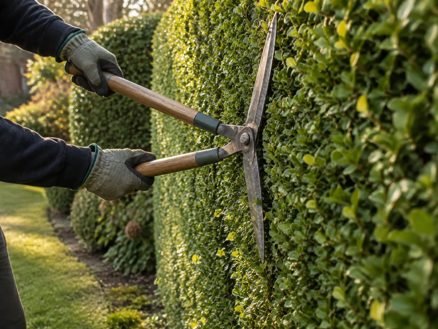 hedge trimming detail