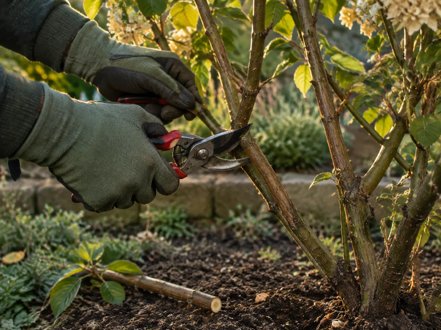 shrub pruning detail
